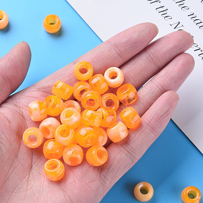 Acrylic European Beads MACR-S375-002A-06-1