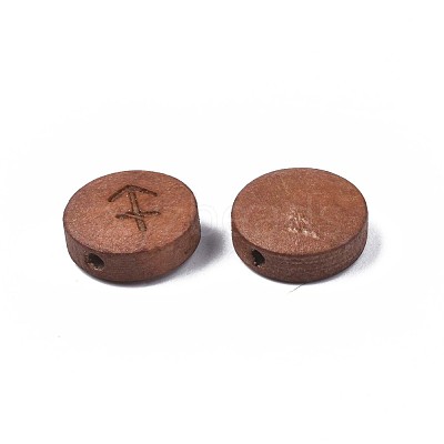 Laser Engraved Wood Beads WOOD-S053-53D-1