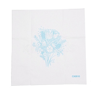 DIY Bouquet Pattern Embroidery Kit DIY-O021-16-1