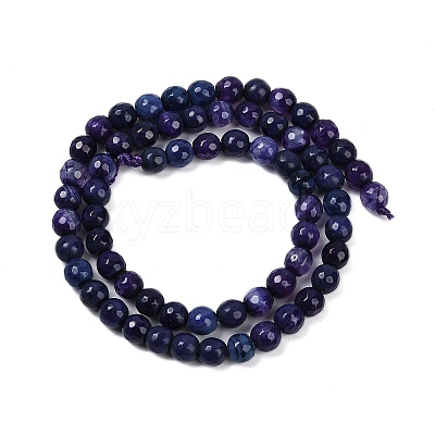 Natural Fire Crackle Agate Beads Strands G-C082-A01-34-1