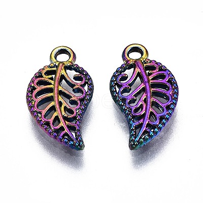 Rainbow Color Alloy Charms PALLOY-S180-219-NR-1