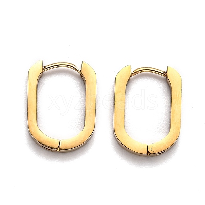 304 Stainless Steel Huggie Hoop Earrings STAS-J033-11B-G-1