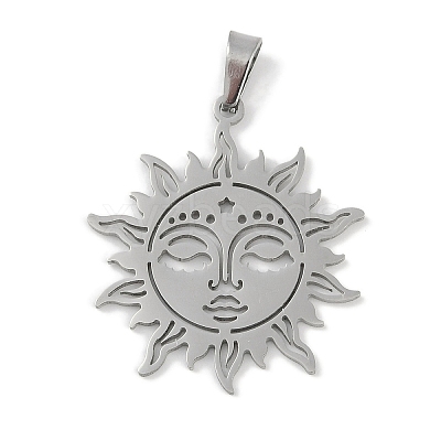 Non-Tarnish 304 Stainless Steel Pendants STAS-L279-033P-1