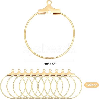 120Pcs Brass Pendants KK-NB0002-53-1