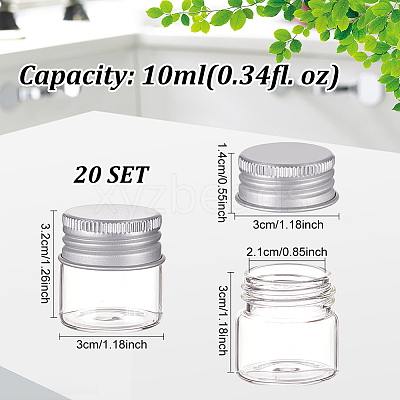 Glass Empty Cosmetic Containers LS-CON-WH0084-41A-1