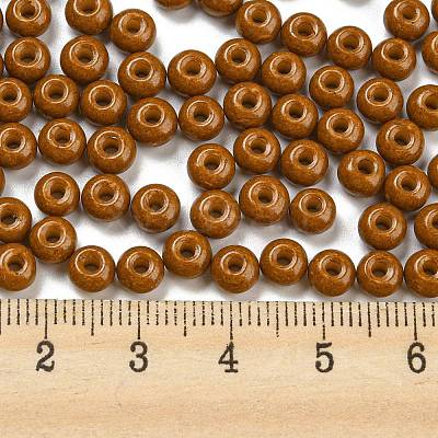 Imitation Jade 3/0 Glass Seed Beads SEED-Z001-A-B13-1