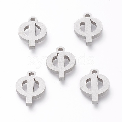 Tarnish Resistant 304 Stainless Steel Pendants STAS-A045-22P-1