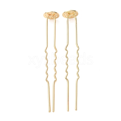 Brass Hair Fork Findings KK-H298-02A-1