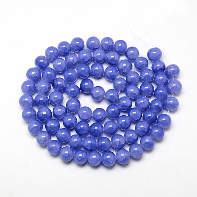 Baking Paint Crackle Glass Bead Strands DGLA-Q023-6mm-YS14-1