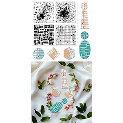 Silicone Clay Texture Mat AJEW-WH0447-047-1