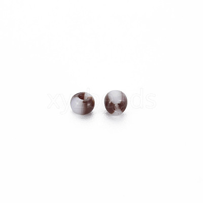12/0 Two Tone Opaque Glass Seed Beads SEED-T006-01A-A03-1
