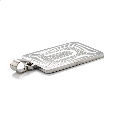Non-Tarnish 304 Stainless Steel Pendants STAS-K216-48U-P-1
