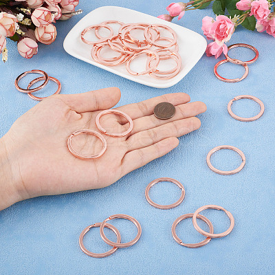 Alloy Split Key Rings PALLOY-TAC0001-01C-RG-1