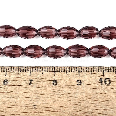 Transparent Glass Beads Strands GLAA-N071-01A-A19-1