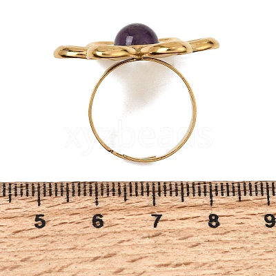 304 Stainless Steel Cuff Open Rings for Women GG-CBA7994-02G-13-1