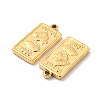 304 Stainless Steel Pendants STAS-L022-210G-1