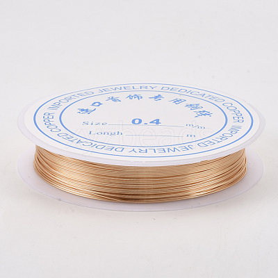 Round Copper Jewelry Wire X-CWIR-Q006-0.5mm-KC-1