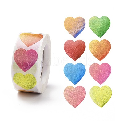 Valentine's Day Heart Paper Stickers DIY-I107-02B-1