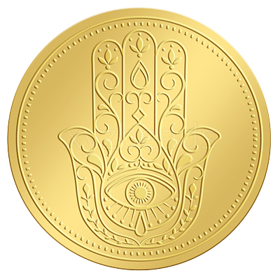 Self Adhesive Gold Foil Embossed Stickers DIY-WH0211-210-1