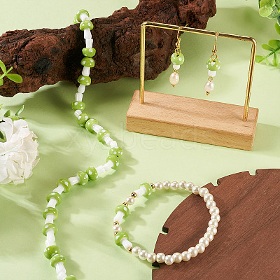 1Strand Handmade Lampwork Beads Strands LAMP-TA0001-84J-1