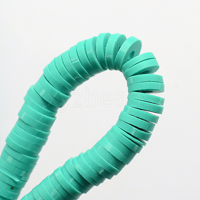 Handmade Polymer Clay Beads X-CLAY-R067-4.0mm-34-1