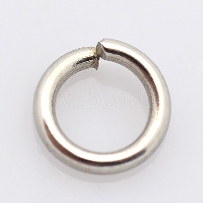 Tarnish Resistant 304 Stainless Steel Open Jump Rings STAS-E067-08-9mm-1