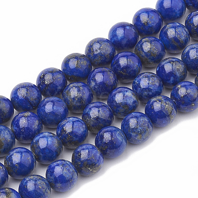 Natural Lapis Lazuli Beads Strands G-S333-4mm-013-1
