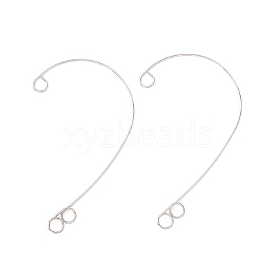 Tarnish Resistant 316 Stainless Steel Ear Cuff Findings X-STAS-H148-03P-1