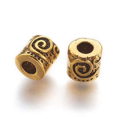 Tibetan Style Alloy Beads GLFH10235Y-NF-1