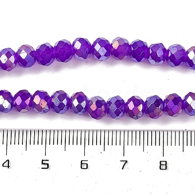 Baking Electroplate Glass Beads Strands LS-DGLA-A039-J10mm-B05-1