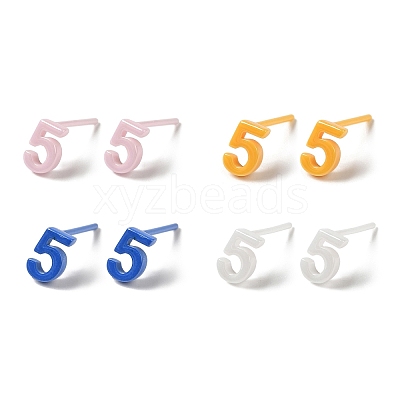 Hypoallergenic Bioceramics Zirconia Ceramic Stud Earrings EJEW-C065-03F-1