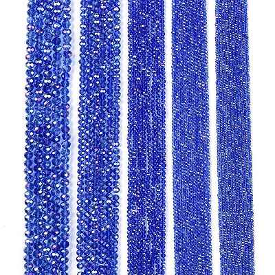 Electroplate Glass Beads Strands LS-EGLA-A044-T1mm-B31-1