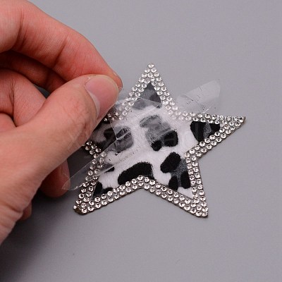 Glitter Hotfix Crystal Rhinestone DIY-WH0182-57A-1