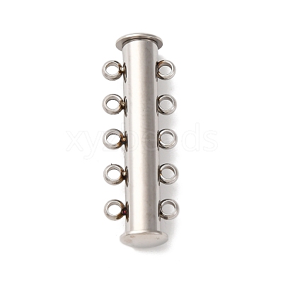 304 Stainless Steel Slide Lock Clasps STAS-A117-07A-P-1