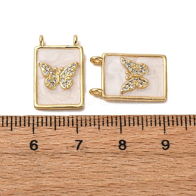 Brass Micro Pave Cubic Zirconia Pendants KK-D390-27G-05-1