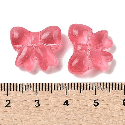 Transparent Spray Paint Glass Beads LS-GLAA-Z011-02H-1
