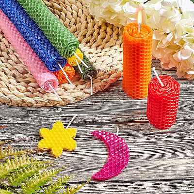 Beeswax Honeycomb Sheets LS-DIY-WH0162-55B-03-1