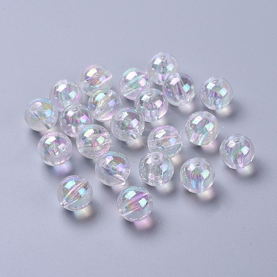 Eco-Friendly Transparent Acrylic Beads LS-PL736-2-1