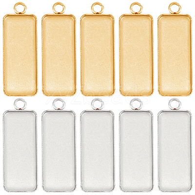 DIY Rectangle Pendant Making Kits DIY-SC0033-97-1