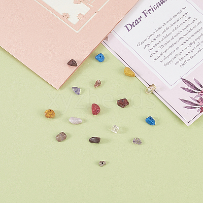 Natural & Synthetic Mixed Gemstone Beads G-CJ0001-19-1