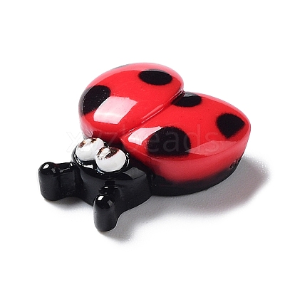 Opaque Resin Cute Insect Cabochons RESI-Q217-01A-1