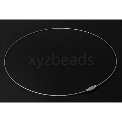 Steel Necklace Making X-SW042-01-1