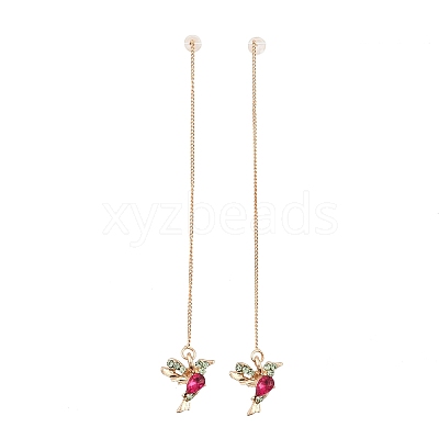 Bird Alloy Rhinestone Ear Thread FS-WG4B879-01-1