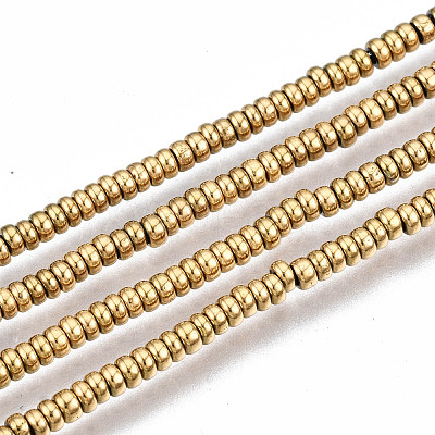 Electroplate Non-magnetic Synthetic Hematite Beads Strands G-T114-85G-1