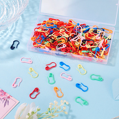 200Pcs Plastic Locking Stitch Marker TOOL-TADJ0001-05-1