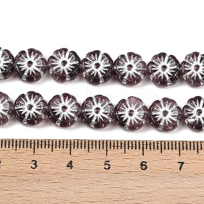 Czech Pressed Glass Beads GLAA-I061-26-1