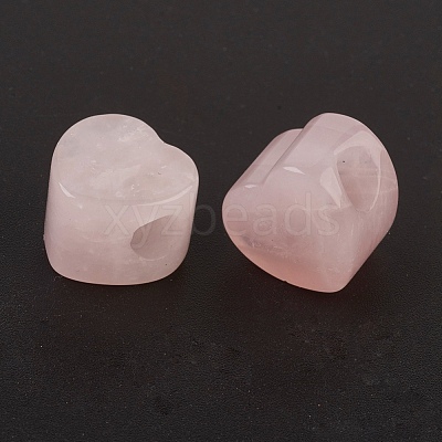 Natural Rose Quartz European Beads G-F580-C01-1