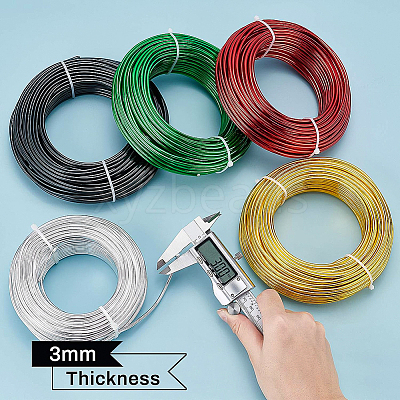 Round Anodized Aluminum Wire AW-BC0007-3.0mm-10-1