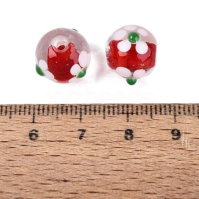 Handmade Bumpy Lampwork Beads LAMP-N042-21A-06-1