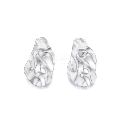 Non-Tarnish 201 Stainless Steel Pendant STAS-B027-25P-1